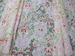 Unique Floral Polyester Lace Curtain Fabric Cotton With Eco-friendly Dyeing