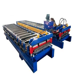 China Steel Profile Roofing Corrugated Sheet Roll Forming Machine corrugated sheet roll forming machine factory