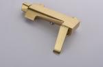 Simple Golden Gray Hot Cold OEM Copper Bathtub Faucet