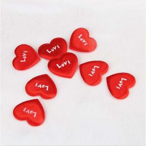 China Love Heart Wedding Embellishments Applique Crafts Engagement Confetti Table Decoration factory
