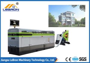 China Prefabricated House Roll Forming Machine White Color Light Gauge Steel Framing Machines factory