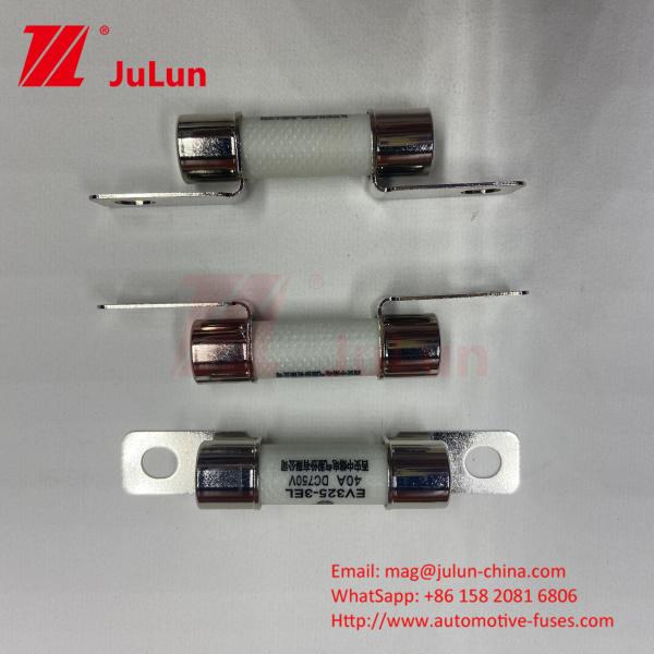 Ceramic Tube15A 40A 50A EV FUSE 750VDC EV32510A-50A 750VDC Ceramic Bolt Mounting