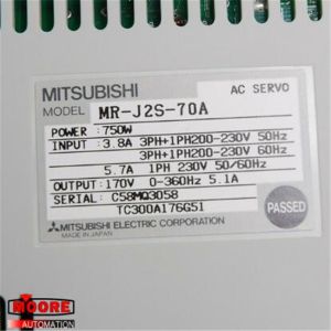 MR-J2S-70A MRJ2S70A Mitsubishi AC SERVO DRIVE