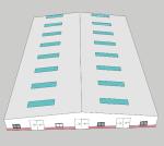 Wind Proof Light Steel Structure Hangar Hot Rolled For Factory Earthquake