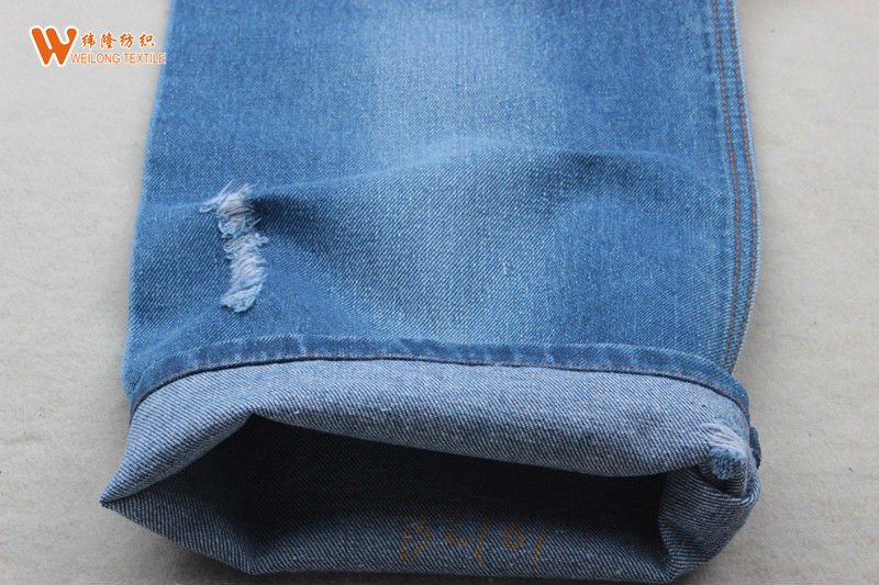 14 Ounce 100% Cotton Heavyweight Raw Denim Fabric Denim Jeans Material