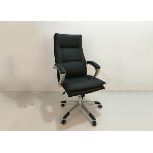 China Rebound Sponge 2 Layers 740 Mm Modern Leather Desk Chair on sale