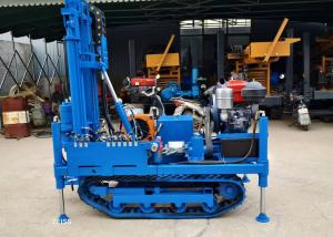 China Diesel Engine Crawler Mounted Drill Rig for Water Well Borehole Drilling factory