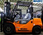 Montacarga 3 Ton 3.5 Ton Diesel Forklift Truck with Fork Positioner