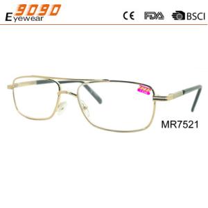 China latest classic fashion reading glasses with stainless steel, suitable for men and women factory