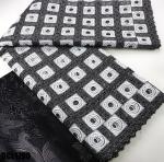 Good quality comfortable guipure lace wedding african lace fabric water soluble