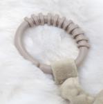 Baby Cartoon Animal Music Gum Pendant Newborn Rabbit Plush Toy