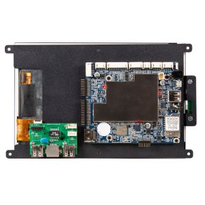 Thin Closed Frame Interactive Screen Display Plastic Metal Housing Optional