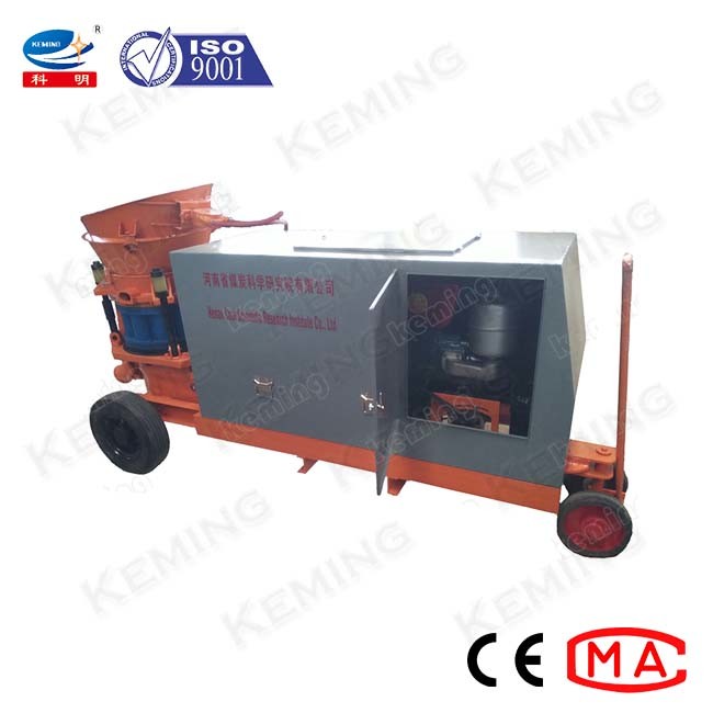 Dry Mix Guniting Concrete Spray Shotcrete Machine Diesel Driven