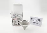 1 Cups Stainless Pour Over Coffee Dripper For Osaka , Logo Customized