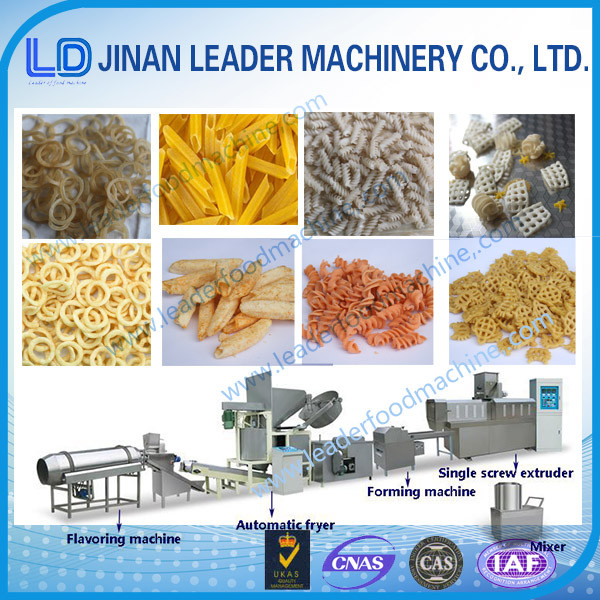 China Industrial screw shell single screw extruder snacks food machine factory