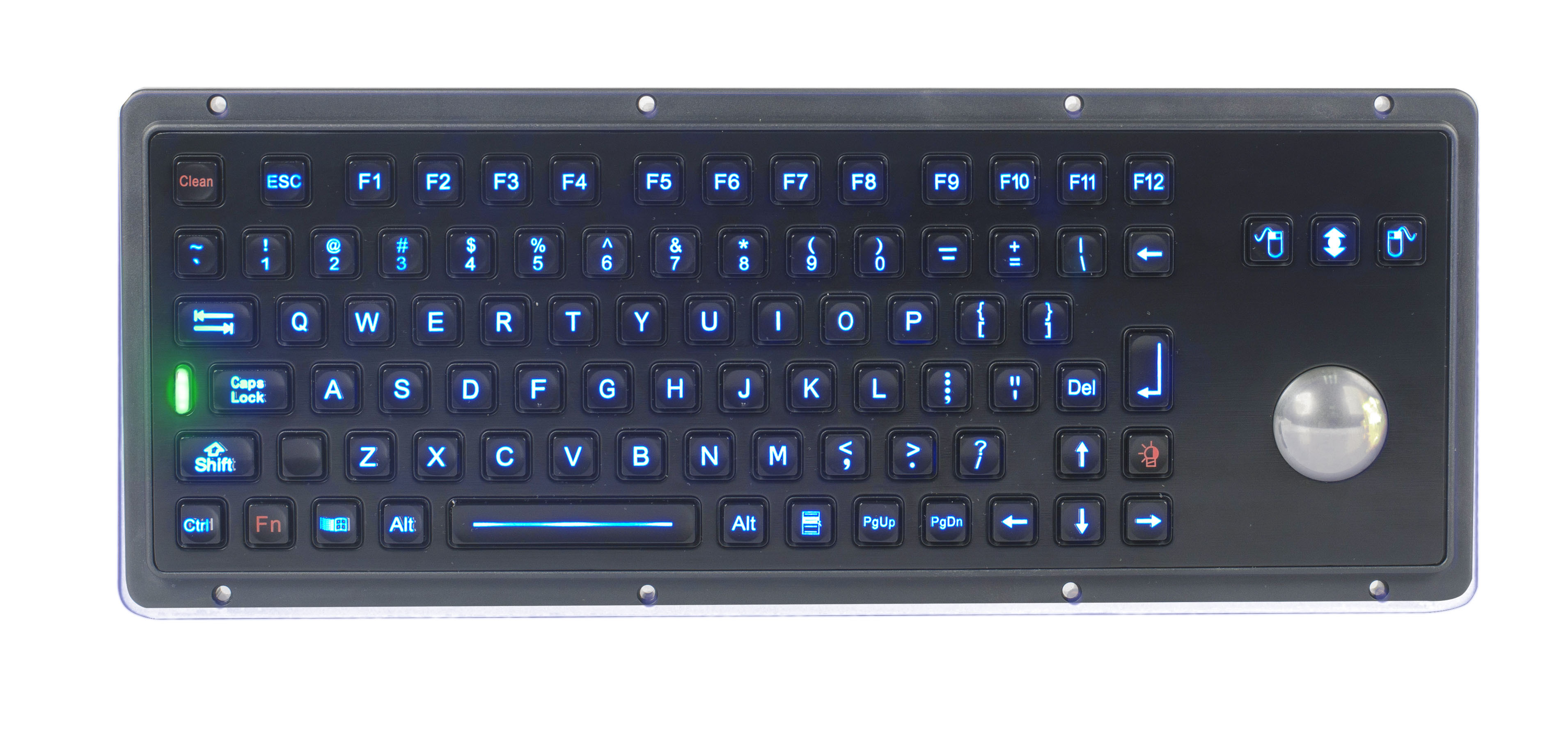 China USB 85 Keys Panel Mount Keyboard factory