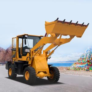 China 0.7 Ton Small Articulating Front End Loader , Compact Wheel Loader Excavator factory
