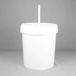 28cm Dia 17L Plastic Paint Bucket Paint Pail With Lid Food Grade PP