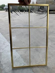 China 1MM Antique Antique Leaded Stained Cabinet Leaded Glass Windows 5cm CAD Design factory