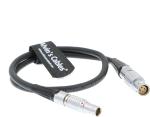 3 Pin Steadicam Zephyr to 6pin Lemo Power Cable for RED Epic Scarlet 12/24 Volts