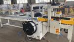 Automated Carton Folding Sealing Strapping Machine 400w 18-20 Meter/Min Belt