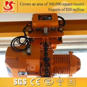 China With Overload Limiter 3t Electric chain block mobile Hoist factory