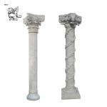 Marble Roman Column Garden Pillar Building Decorative Natural Stone Handcarved