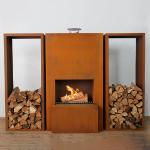 Outdoor Fireplace Corten Steel Wood Burning Fire Pit GN-FP-510