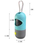 Plastic Biodegradable Dog Poop Bags LED Flashlight Dog Waste Bags