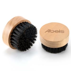 China Easy To Clean Natural Wood Beard Brush Mens Grooming Brush Exquisite factory