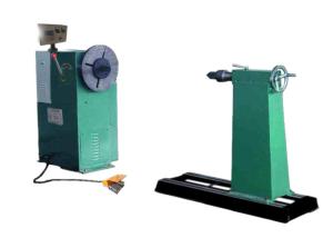 China Oil Transformer Semi Automatic Coil Winding Machine With 5.5kw Motor Driven factory