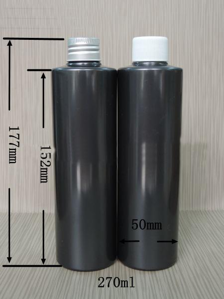 270ML Round Cosmetic PET/HDPE Bottles With the scale Supplier Lotion bottle,