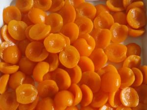 China Bulk Sweet Canned Apricots In Juice , Golden Sun Apricot Halves In Syrup factory