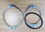 Heavy Duty Steel Pipe Clamps For Dust Removal Normal Pressure & Temperature