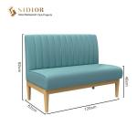 Restaurant & Hotel Couch Sofa, Club Booth Sofa, Lobby Couch, PU Leather