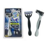 Wholesale Custom Six Blade Open Back Women Disposable Face Shaving Razor