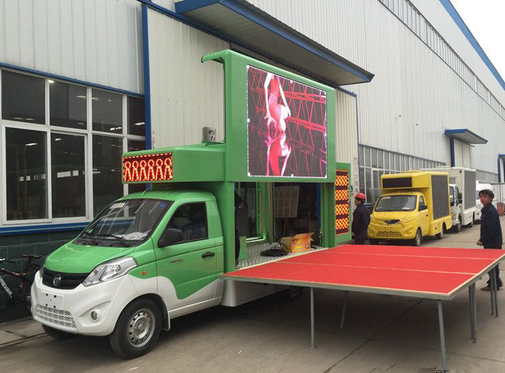 4X2 SPV Special Purpose Vehicle Mobile Mini Led Advertising Truck 2 Tons ISO Certification