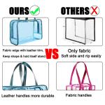 Girls Leather PVC Cosmetic Toiletry Bags For Vacation