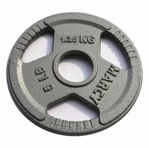 China 20kg Commercial Grade Tri-Grip Handles Portable Dumbbells Hammertone Cast Iron Weight Lifting Plate factory