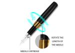 Alumium Alloy Semi Permanent Makeup Eyebrow Tattoo Machine U2F Needle