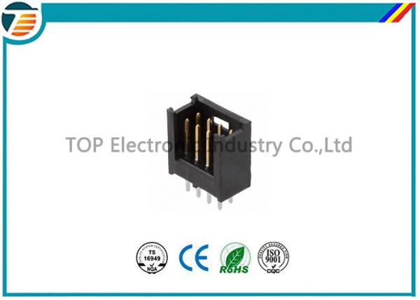 China Active PCB Terminal Block Connector Straight 8 Pos Dual STR Gold factory