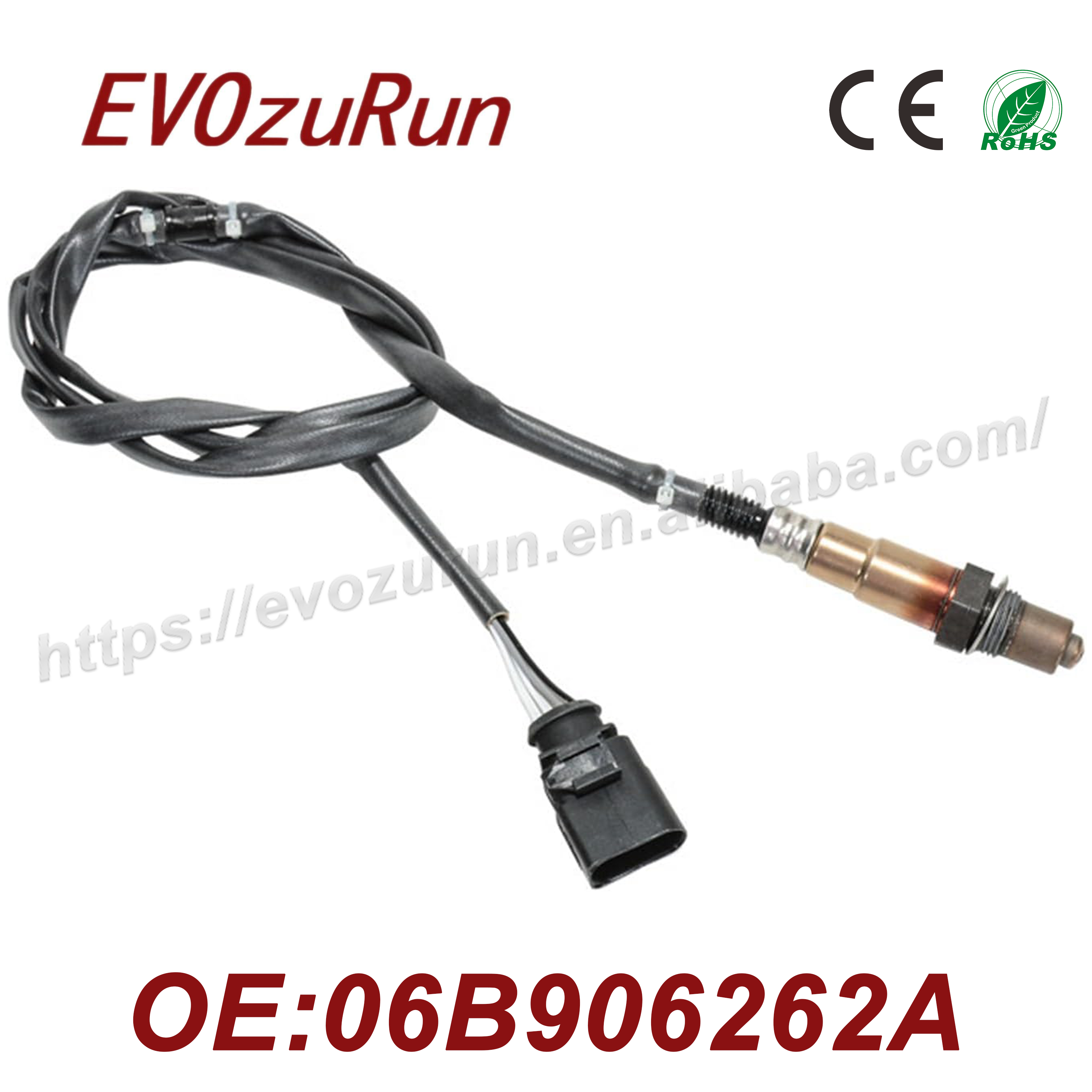 Factory Direct Downstream Oxygen Sensor 06B906262A 0258006984 Lambda Sensor for VW Touran 1.8T 2.0L 2004-2009 Golf V 1.8T 2.0L