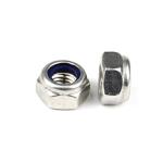 100% QC Tested Stainless Steel Din985 Hexagon Nylon Insert Self Lock Nuts for