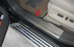 Polished Stainless Steel Interior Side Door Sill Plates For FORD EDGE 2011 2012