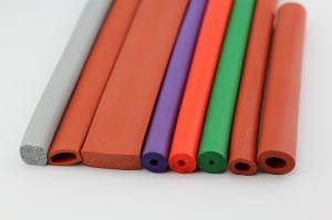 China Custom Colorful Silicone Foam Tubing Protective Layer High Tensile Strength factory