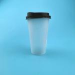 350ml Milkshake Disposable Bubble Tea Cups Cylinder Shape