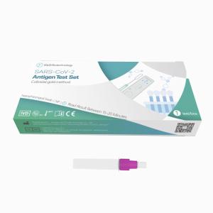China 15 - 20 Minutes Nasopharyngeal Rapid Test 70mm SARS-CoV-2 1 Piece factory