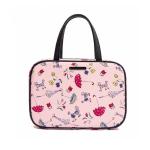 Wholesale Custom Large Capacity Cute Pink Makeup Cosmetic Bag For Girl