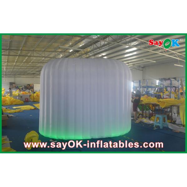 Inflatable Photo Studio PVC Purple Round Inflatable Photo Booth With Black Covers CE