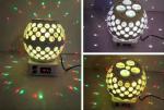 Led Crystal Magic Ball Light , Sound Activated Led Magic Ball Disco Light